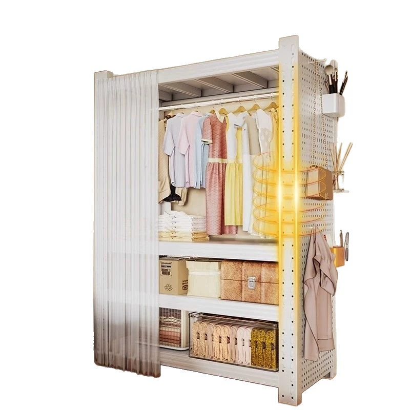Wardrobe Closet Shelving Unit Garment Rack Freestanding Wardrobe — shoe storage wholesale pick on ShoeVault