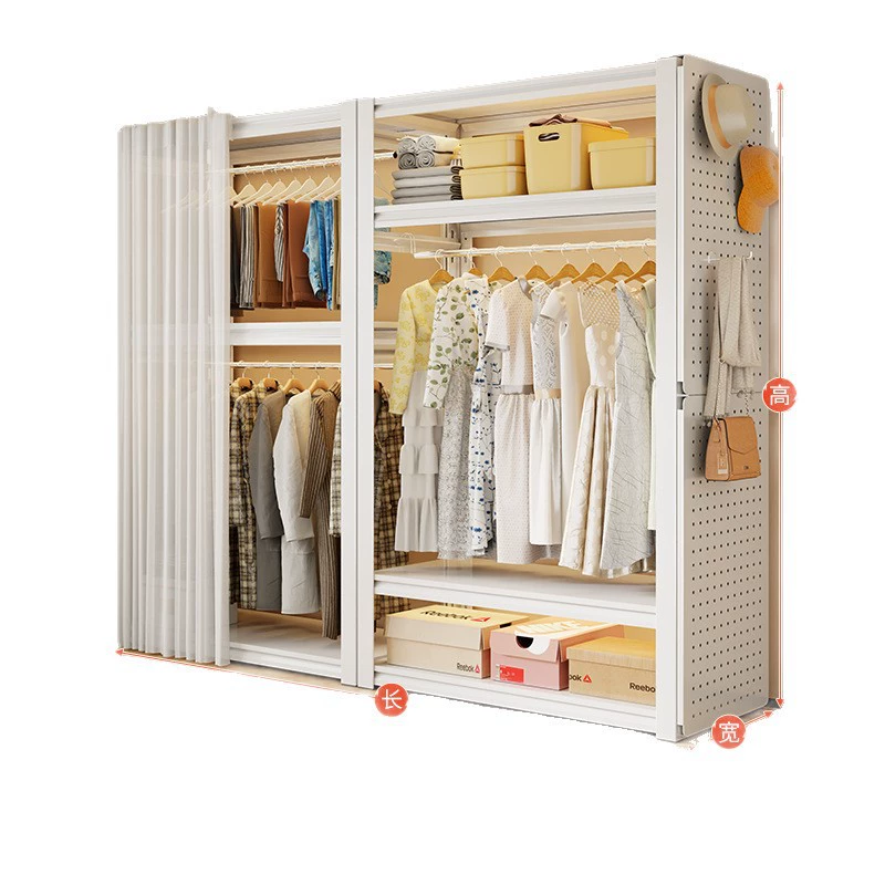 Storage Rack Freestanding Wardrobe Hanger Steel — shoe storage wholesale pick on ShoeVault