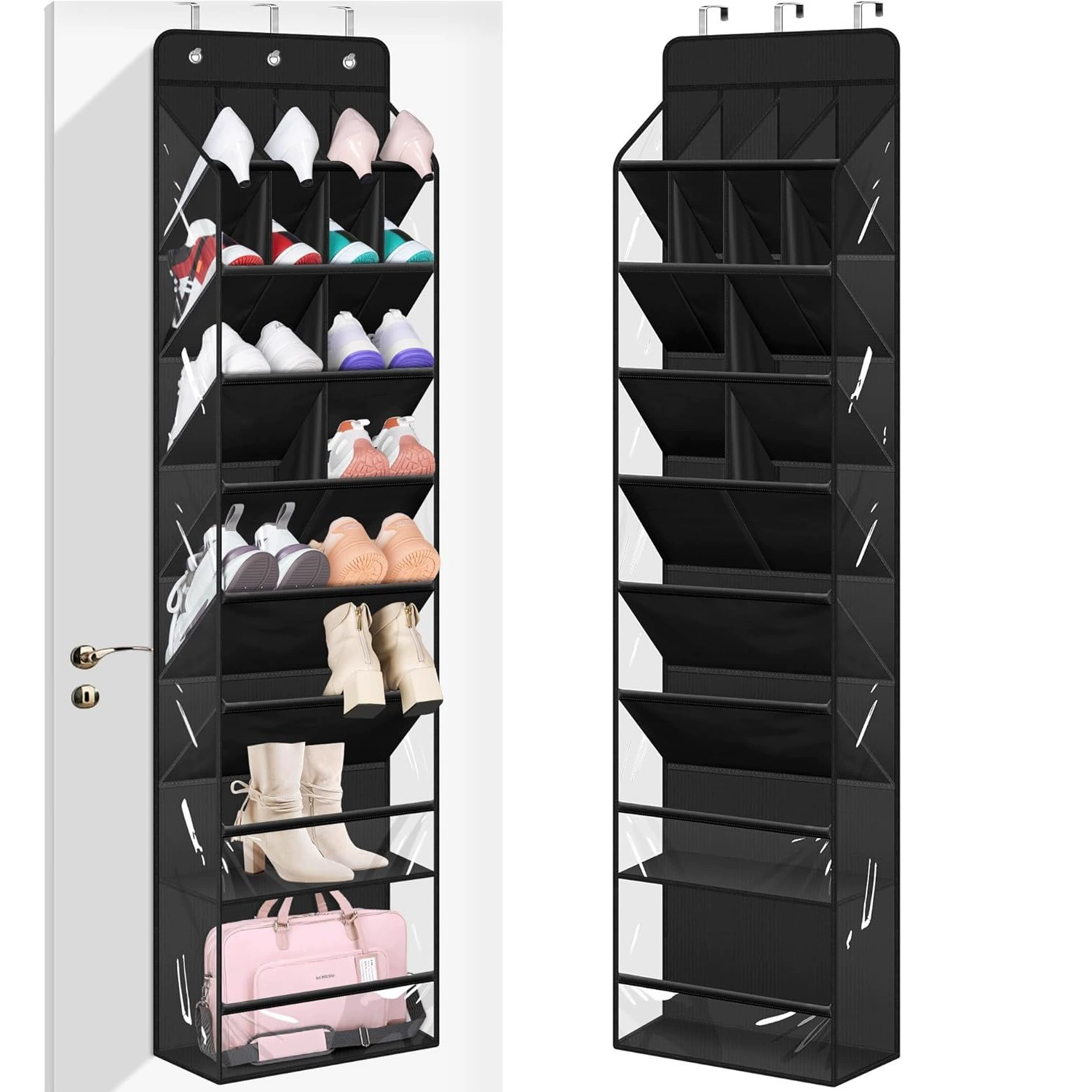 Shoe Rack Over-door Simple 4+4+4 — shoe storage wholesale pick on ShoeVault