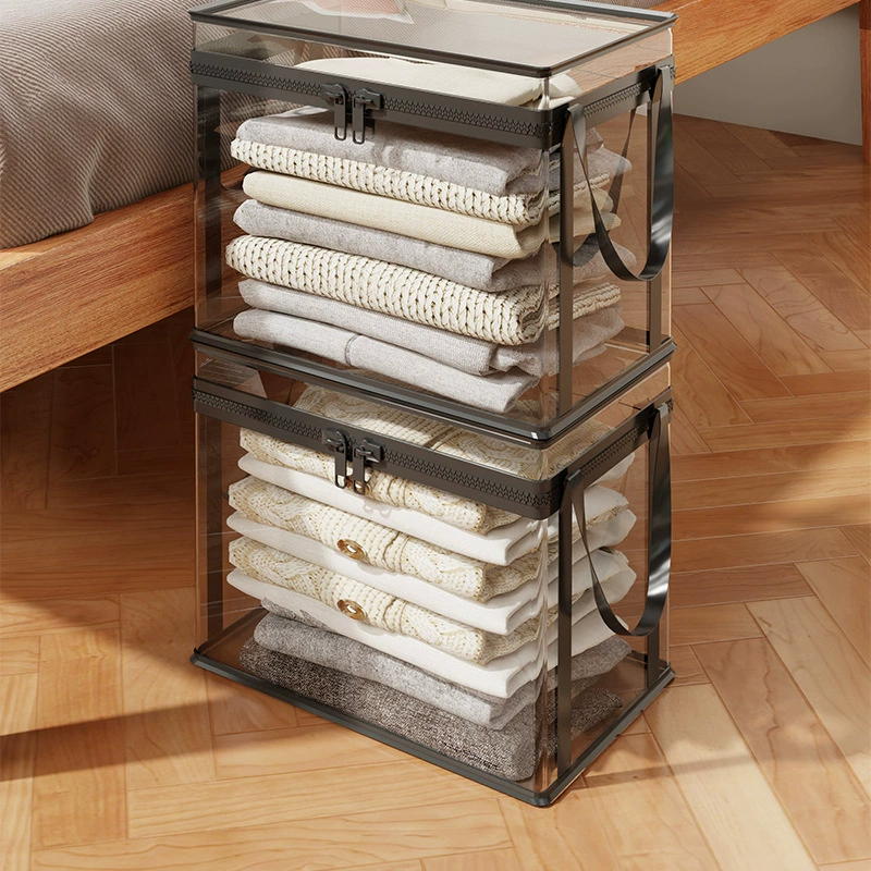 Under-bed Storage Bin Simple Clear Large — shoe storage wholesale pick on ShoeVault