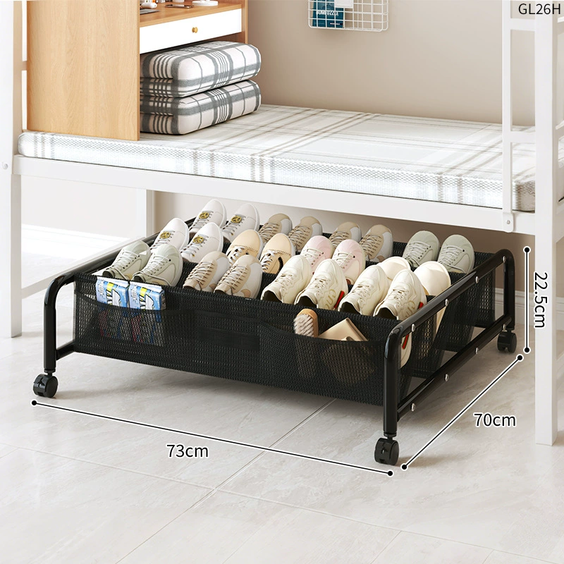 Shoe Rack Under-bed Storage Bin Shelf Rack Rolling — shoe storage wholesale pick on ShoeVault