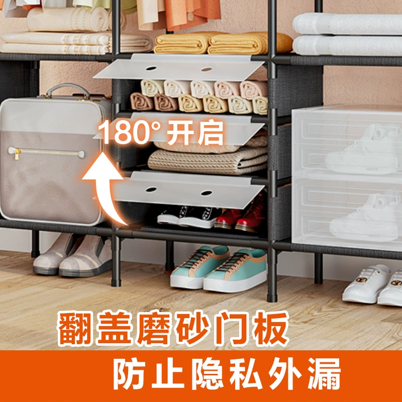 Garment Rack Freestanding Shelf Rack Simple Hanger — shoe storage wholesale pick on ShoeVault