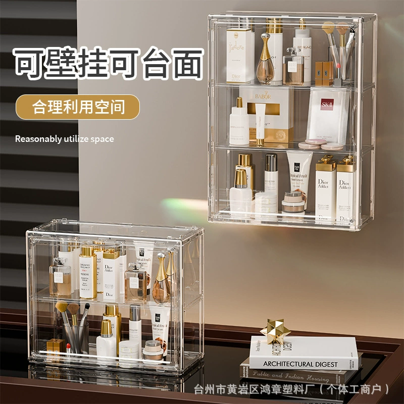 Storage Box Wall-mounted Shelf Rack Acrylic Clear — shoe storage wholesale pick on ShoeVault