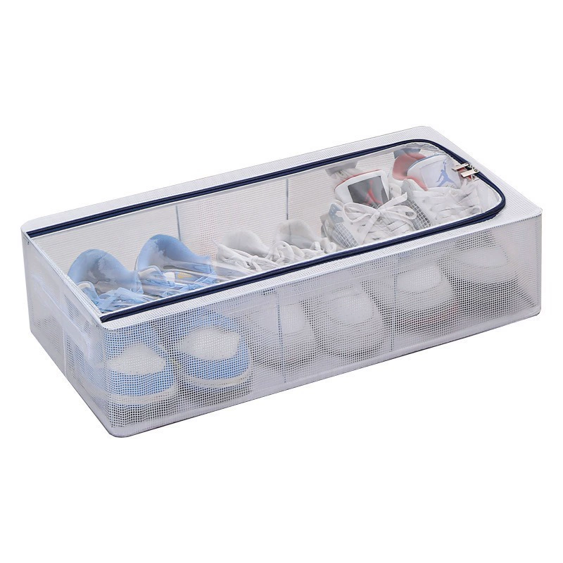 Shoe Box Under-bed Foldable PVC Storage Box — shoe storage wholesale pick on ShoeVault