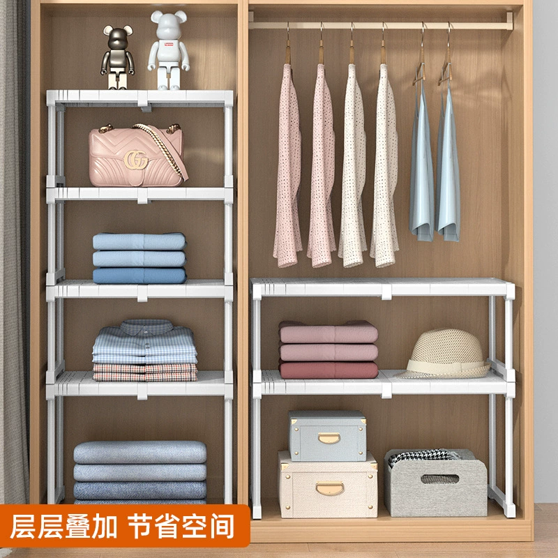 No-drill Wardrobe Divider Kitchen Home — shoe storage wholesale pick on ShoeVault