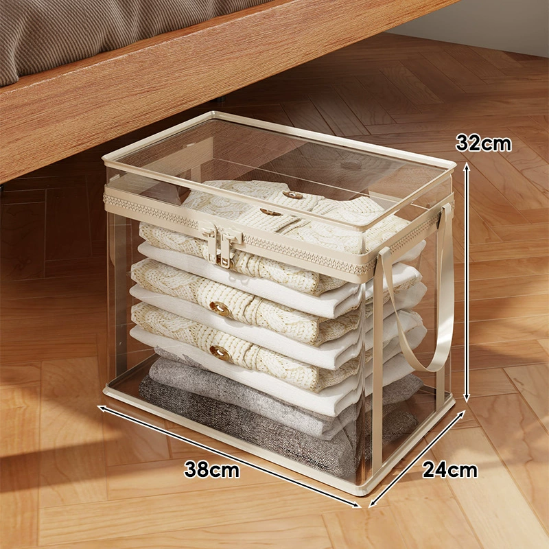 Under-bed Storage Bin Simple Clear Large — shoe storage wholesale pick on ShoeVault
