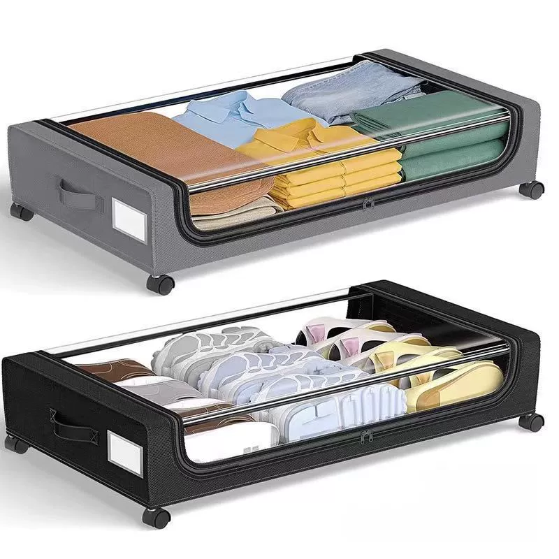Under-bed Freestanding Shelf Rack Wheeled Medium — shoe storage wholesale pick on ShoeVault