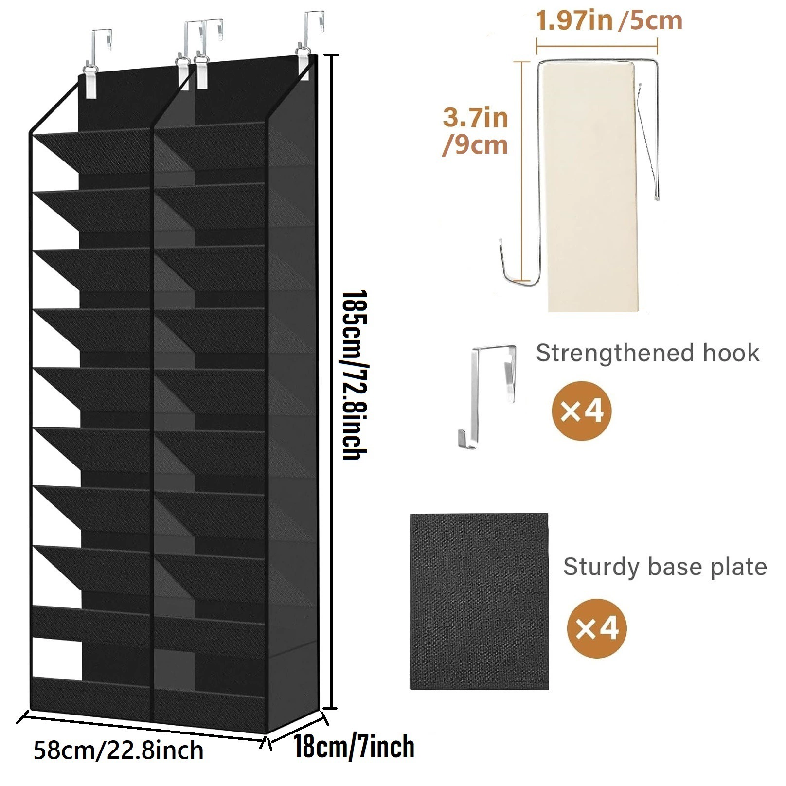 Over-door Wall-mounted Multi-tier Modern Minimalist — shoe storage wholesale pick on ShoeVault
