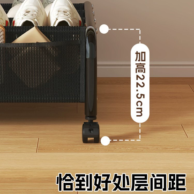 Shoe Rack Under-bed Storage Bin Shelf Rack Rolling — shoe storage wholesale pick on ShoeVault
