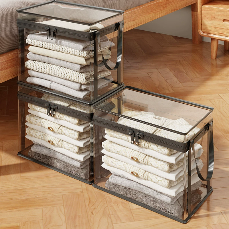 Under-bed Storage Bin Simple Clear Large — shoe storage wholesale pick on ShoeVault