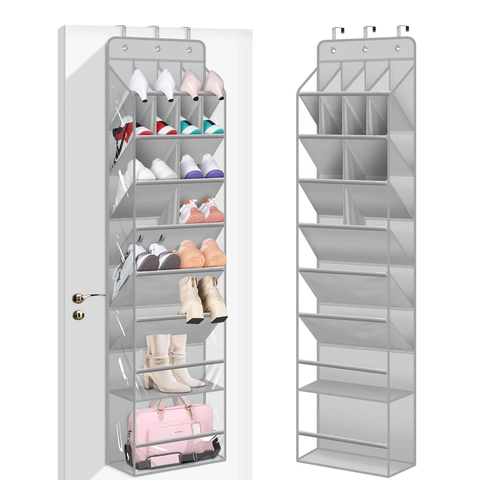 Shoe Rack Over-door Simple 4+4+4 — shoe storage wholesale pick on ShoeVault