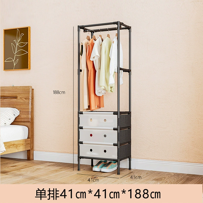 Garment Rack Freestanding Shelf Rack Simple Hanger — shoe storage wholesale pick on ShoeVault